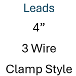 FE 3-Wire Leads Clamp Style