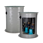 FPS 515208 IGP-DPLX3660 208-230 Volt Duplex Fiberglass Grinder Package with 36 X 60 Basin