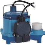 Little Giant 506267 6-CIA-RS 115V 60Hz - 1/3 HP, 46 GPM - Automatic Submersible Sump Pump w/ romote switch, 10' power cord