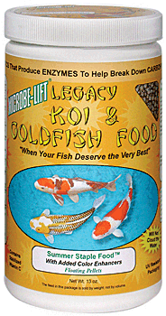 Little Giant 566014 FF-SS, Fish Food, Summer Staple™ Floating Pellets - 13 oz.