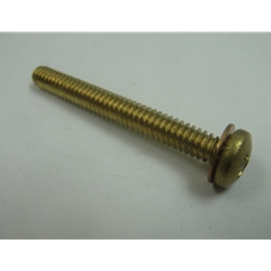 Little Giant 901350104-Screw/Washer 10-24 X 1-3/4 Phillips, Pan Head Brass Int Tooth(Replaces 909033)