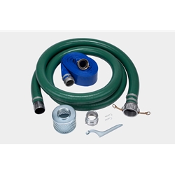 Red Lion 617201 3 Inch Hose Kit 20' Suction with 3" strainer and 50' Discharge hose