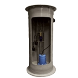 FPS 515204 IGP-SMPX 2460 208-230 Volt 2 HP Simplex Fiberglass Grinder Package, 24 X 60 Basin(Includes Contorl Panel and Floats)