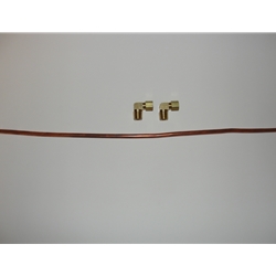 Franklin Electric 305712003 16-1/2" Copper Tubing kit with 90 Degree elbow