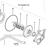 05385703RKIT for 1 HP FSWJ Cyclone Pump Overhaul Kit
