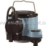 Little Giant 506125 6-CIA 115V 60Hz - 1/3 HP, 46 GPM - Automatic Submersible Sump Pump, 25' power cord