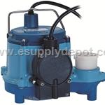 Little Giant 506267 6-CIA-RS 115V 60Hz - 1/3 HP, 46 GPM - Automatic Submersible Sump Pump w/ romote switch, 10' power cord